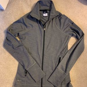 Women Nike dry fit zip up